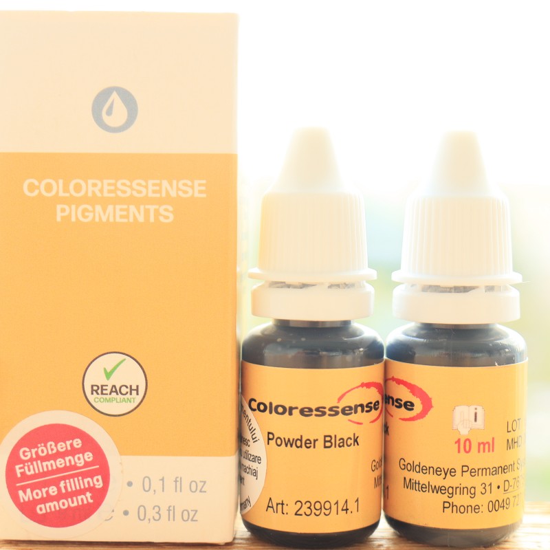 Powder Black Coloressense - Pigment micropigmentare 10ml