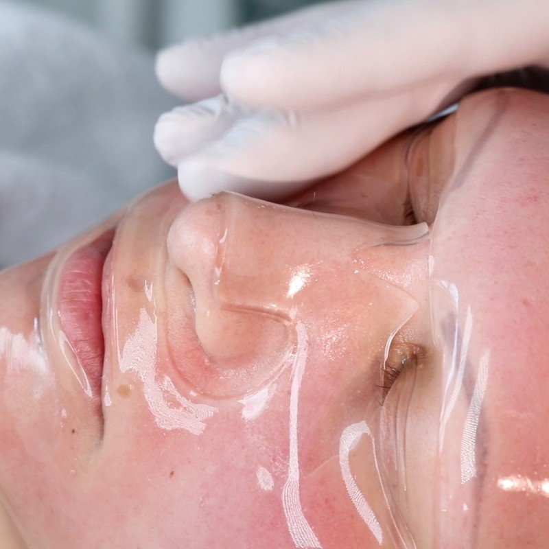 Re-fresh Gel Mask Professional cu coenzima Q10, NMF, Alantoina, Acid Hialuronic, ulei de struguri 10 buc.