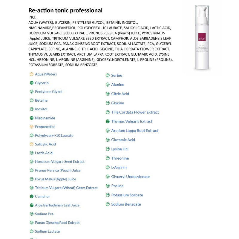 Re-action Tonic Professional multi active booster -  regenerant, fermitate, anti-aging, antirid 150ml / FOMULǍ NOUǍ!